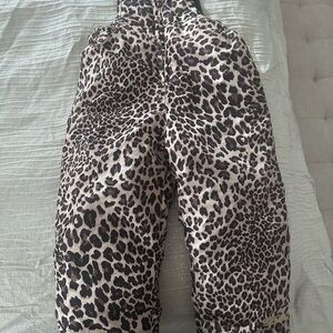 Leopard Print Toddler Snow Bib